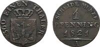 Brandenburg-Preußen Cu Pfennig Friedrich Wilhelm III. 1797-1840 -