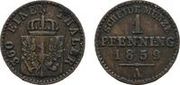 Brandenburg-Preußen Cu Pfennig Friedrich Wilhelm IV. 1840-1861 -