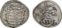 Sachsen-Coburg 3 Pfennig Albrecht III. 1680-1699 -