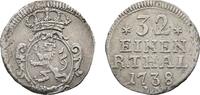 Hessen-Kassel 1/32 Taler Friedrich I. 1730-1751 -