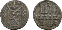 Hessen-Kassel 4 Heller Friedrich I. 1730-1751 -