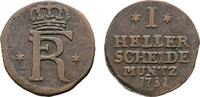 Hessen-Kassel Cu Heller Friedrich I. 1730-1751 -