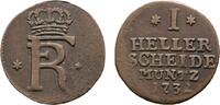 Hessen-Kassel Cu Heller Friedrich I. 1730-1751 -
