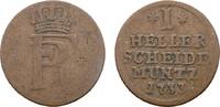Hessen-Kassel Cu Heller Friedrich I. 1730-1751 -