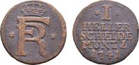 Hessen-Kassel Cu Heller Friedrich I. 1730-1751 -