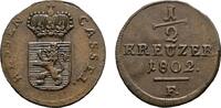 Hessen-Kassel Cu 1/2 Kreuzer Wilhelm IX. 1785-1803 -