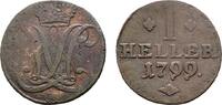 Hessen-Kassel Cu Heller Wilhelm IX. 1785-1803 -