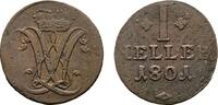 Hessen-Kassel Cu Heller Wilhelm IX. 1785-1803 -