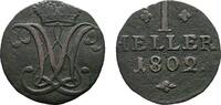 Hessen-Kassel Cu Heller Wilhelm IX. 1785-1803 -