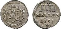 Hessen-Kassel 4 Heller Wilhelm VIII. 1751-1760 -