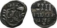 Hessen-Kassel 4 Heller Wilhelm VIII. 1751-1760 -