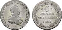 Hessen-Kassel 1/6 Taler Wilhelm II. 1821-1847 -
