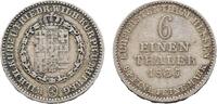 Hessen-Kassel 1/6 Taler Wilhelm II. und Friedrich Wilhelm 1831-1847 -