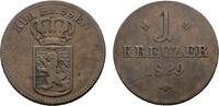 Hessen-Kassel Cu Kreuzer Wilhelm II. 1821-1847 -