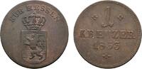 Hessen-Kassel Cu Kreuzer Wilhelm II. 1821-1847 -