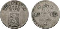 Hessen-Kassel 6 Kreuzer Wilhelm II. 1821-1847 -