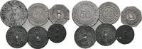 Mühlhausen  1, 2, 5, 10, 50 Pfennig 1917, 1920 6 Stück Sehr schön - vorzüglich