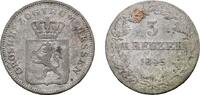 Hessen-Darmstadt 3 Kreuzer Ludwig II. 1830-1848 -