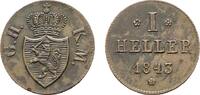 Hessen-Darmstadt Cu Heller Ludwig II. 1830-1848 -