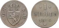 Hessen-Darmstadt Cu Heller Ludwig II. 1830-1848 -