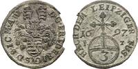 Sachsen-Gotha-Altenburg 3 Pfennig Friedrich II. 1691-1732 -