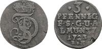 Sachsen-Gotha-Altenburg 3 Pfennig Friedrich II. 1691-1732 -