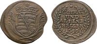 Sachsen-Gotha-Altenburg Cu Heller Friedrich II. 1691-1732 -