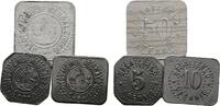 Neusalz 5, 10, 50 Pfennig o.J 3 Stück VF-EF