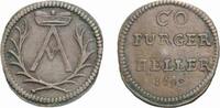 Sachsen-Coburg Cu Heller Albrecht III. 1680-1699 -