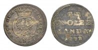 Brandenburg-Ansbach 2 1/2 Kreuzer Landmünze Christian Friedrich Karl Alexander 1757-1791 -