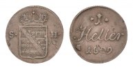 Sachsen-Hildburghausen Cu Heller Friedrich 1784-1826 -