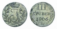 Jülich-Berg 3 Stüber Joachim 1806-1808 -