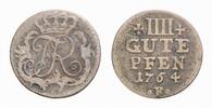 Brandenburg-Preußen 4 Gute Pfennig Friedrich II. 1740-1786 -