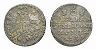 Brandenburg-Preußen 6 Pfennig Friedrich III. 1688-1701 -