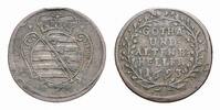 Sachsen-Gotha-Altenburg Cu Heller Friedrich II. 1691-1732 -