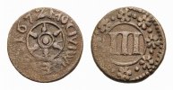 Wiedenbrück Cu 3 Pfennig -