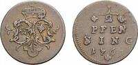 Würzburg, Bistum Cu 1/2 Pfennig Adam Friedrich von Seinsheim 1755-1779 -