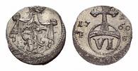 Sachsen-Weimar-Eisenach 6 Pfennig Anna Amalia 1758-1775 -