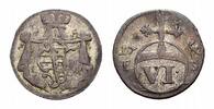 Sachsen-Weimar-Eisenach 6 Pfennig Anna Amalia 1758-1775 -