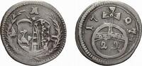 Sachsen-Meiningen 2 Pfennig Ernst Ludwig 1706-1724 -