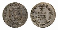 Nassau Cu 1/4 Kreuzer Wilhelm 1816-1839 -