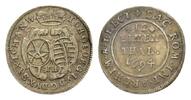 Sachsen-Albertinische Linie 1/12 Taler Johann Georg IV. 1691-1694 -