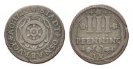 Osnabrück, Stadt Cu 3 Pfennig -