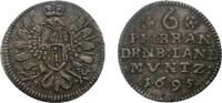 Brandenburg-Preußen 6 Pfennig Friedrich III. 1688-1701 -