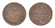 Sachsen-Hildburghausen Cu Heller Friedrich 1784-1826 -