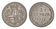Wied-Neuwied 3 Stüber Johann Friedrich Alexander 1737-1791 -