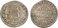 Brandenburg-Preußen 1/24 Taler 1679 LCS Halberstadt Friedrich Wilhelm 1640-1688 Kl. Stempelfehler, VF