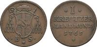Speyer, Bistum Cu Kreuzer Franz Christoph Freiherr von Hutten zu Stolzenberg 1743-1770 -