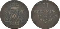 Braunschweig-Calenberg-Hannover Cu 2 Pfennig Wilhelm IV. 1830-1837 -