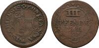 Mecklenburg-Wismar, Stadt Cu 3 Pfennig -